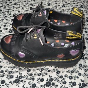 Quad heart platform oxfords Doc Martens